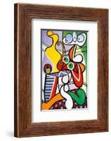 Nude and Still Life, c.1931-Pablo Picasso-Framed Art Print