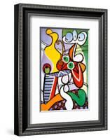 Nude and Still Life, c.1931-Pablo Picasso-Framed Art Print