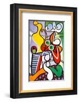 Nude and Still Life, c.1931-Pablo Picasso-Framed Art Print