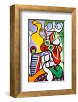 Nude and Still Life, c.1931-Pablo Picasso-Framed Art Print