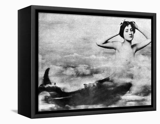 Nude As Mermaid, 1890S-null-Framed Premier Image Canvas