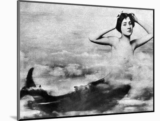 Nude As Mermaid, 1890S-null-Mounted Photographic Print
