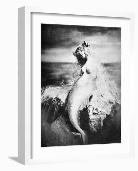 Nude As Mermaid, 1898-Gulick-Framed Photographic Print