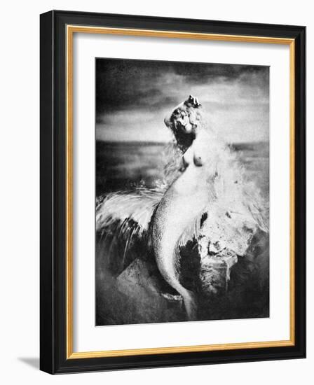 Nude As Mermaid, 1898-Gulick-Framed Photographic Print