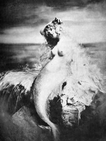 Nude As Mermaid 1898 Photographic Print Gulick Art Com