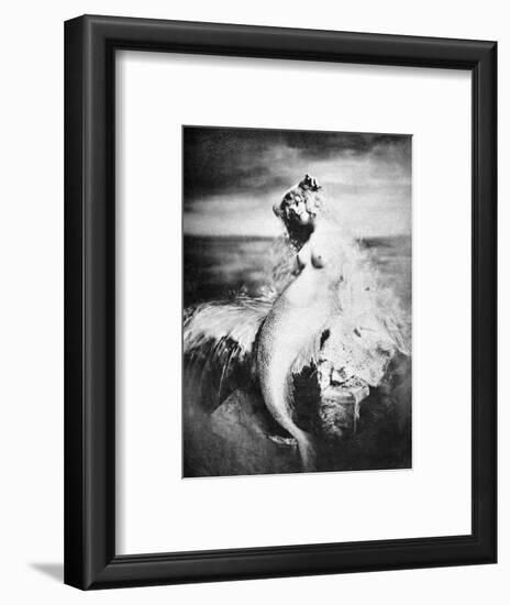 Nude As Mermaid, 1898-Gulick-Framed Photographic Print