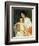 Nude Baby on Mother's Lap Resting Her Right Arm on the Back of the Chair-Mary Cassatt-Framed Giclee Print