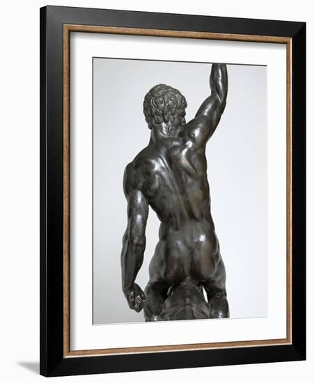 Nude Bacchants Riding Panthers, C.1506-08 (Bronze)-Michelangelo Buonarroti-Framed Giclee Print