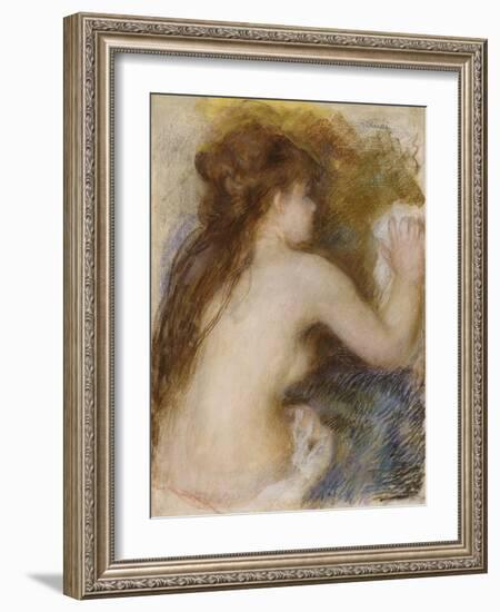 Nude Back of a Woman, circa 1879-Pierre-Auguste Renoir-Framed Giclee Print