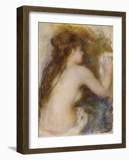 Nude Back of a Woman, circa 1879-Pierre-Auguste Renoir-Framed Giclee Print