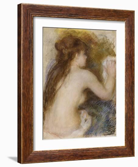 Nude Back of a Woman, circa 1879-Pierre-Auguste Renoir-Framed Giclee Print