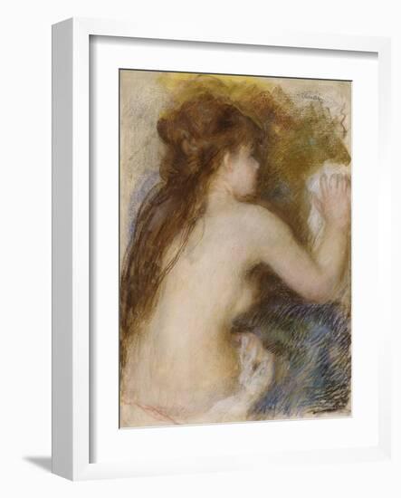 Nude Back of a Woman, circa 1879-Pierre-Auguste Renoir-Framed Giclee Print