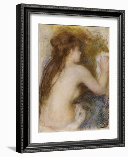 Nude Back of a Woman, circa 1879-Pierre-Auguste Renoir-Framed Giclee Print