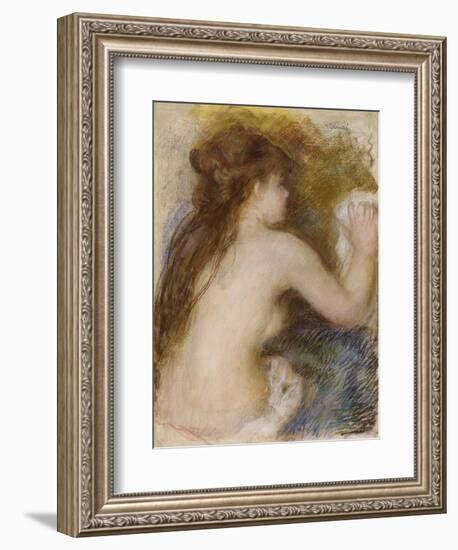 Nude Back of a Woman, circa 1879-Pierre-Auguste Renoir-Framed Giclee Print