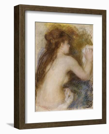 Nude Back of a Woman, circa 1879-Pierre-Auguste Renoir-Framed Giclee Print