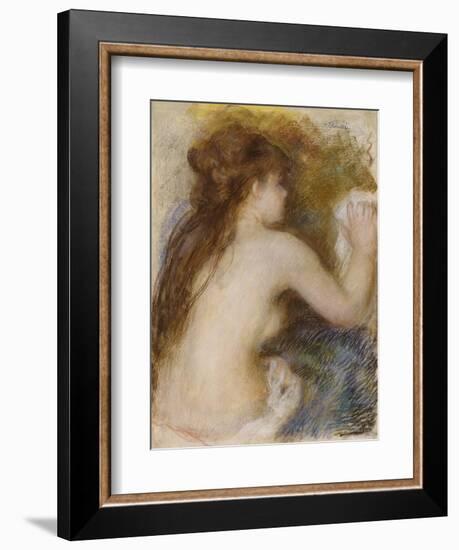 Nude Back of a Woman, circa 1879-Pierre-Auguste Renoir-Framed Giclee Print