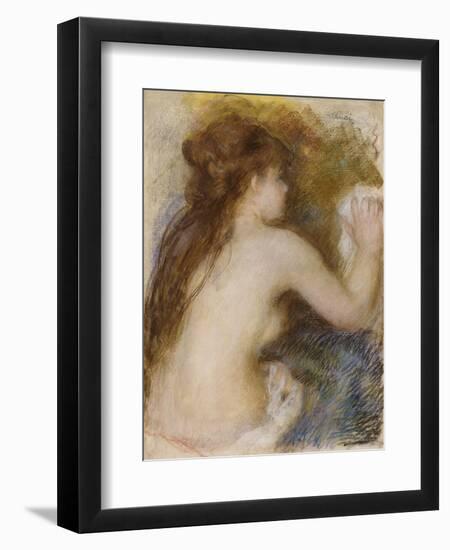 Nude Back of a Woman, circa 1879-Pierre-Auguste Renoir-Framed Giclee Print