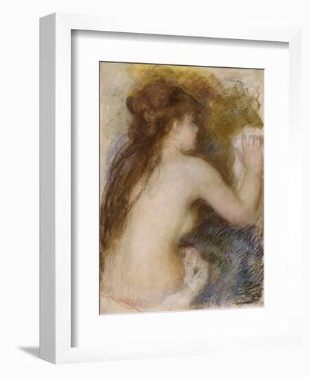 Nude Back of a Woman, circa 1879-Pierre-Auguste Renoir-Framed Giclee Print