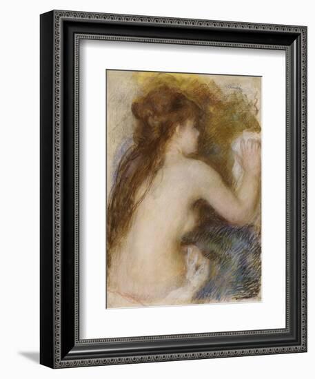 Nude Back of a Woman, circa 1879-Pierre-Auguste Renoir-Framed Giclee Print