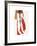 Nude Back of Woman with Long Plait, C. 1913-Egon Schiele-Framed Serigraph