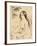 Nude bather, 1906 (etching)-Pierre Auguste Renoir-Framed Giclee Print