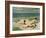 Nude Bathers on the Beach-Paul Fischer-Framed Giclee Print