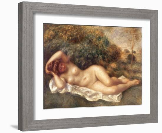 Nude, c.1887-Pierre-Auguste Renoir-Framed Giclee Print