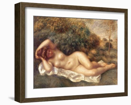 Nude, c.1887-Pierre-Auguste Renoir-Framed Giclee Print