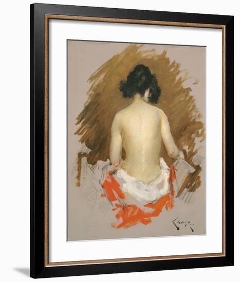 Nude, c.1901-William Merritt Chase-Framed Premium Giclee Print