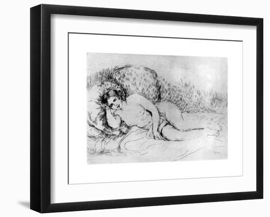 Nude, C1860-1910-Pierre-Auguste Renoir-Framed Giclee Print