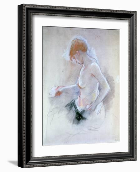 Nude, C1861-1895-Berthe Morisot-Framed Giclee Print