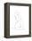 Nude Contour Sketch I-Ethan Harper-Framed Stretched Canvas