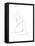 Nude Contour Sketch I-Ethan Harper-Framed Stretched Canvas