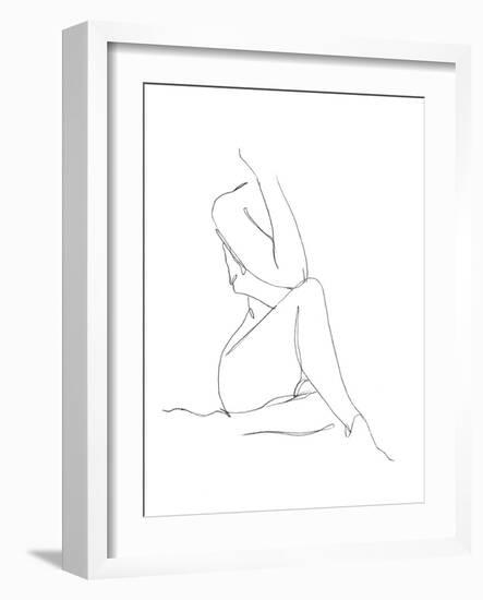 Nude Contour Sketch I-Ethan Harper-Framed Art Print