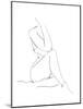 Nude Contour Sketch I-Ethan Harper-Mounted Art Print