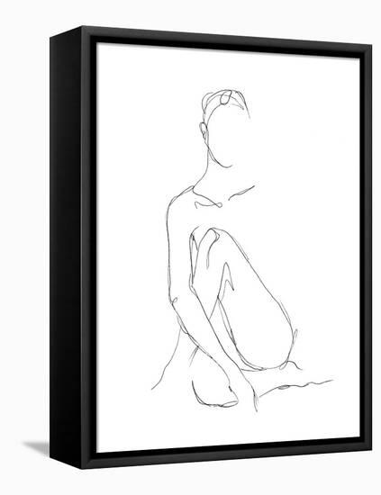 Nude Contour Sketch II-Ethan Harper-Framed Stretched Canvas