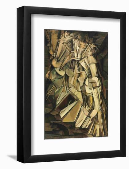 Nude Descending Stair-Marcel Duchamps-Framed Art Print