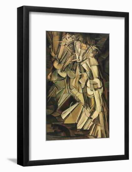 Nude Descending Stair-Marcel Duchamps-Framed Art Print