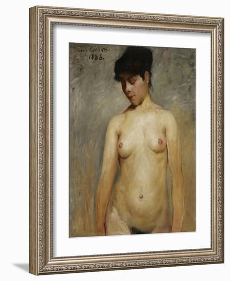 Nude Female, 1886-Lovis Corinth-Framed Giclee Print