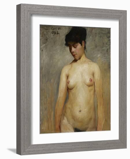 Nude Female, 1886-Lovis Corinth-Framed Giclee Print