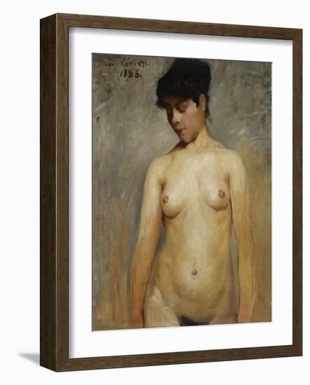 Nude Female, 1886-Lovis Corinth-Framed Giclee Print