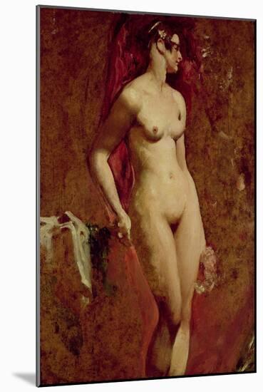 Nude Female Standing-William Etty-Mounted Giclee Print