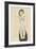 Nude Female with Arms Outstretched, 1911-Egon Schiele-Framed Giclee Print