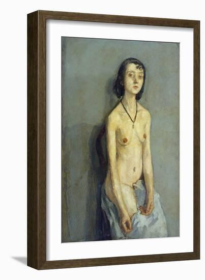 Nude Female-Gwen John-Framed Giclee Print