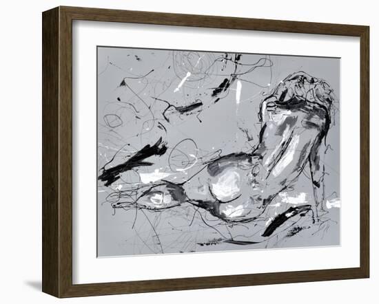 Nude Figure 3-Stefano Altamura-Framed Premium Giclee Print