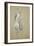 Nude Girl, 1893 (Oil on Card)-Henri de Toulouse-Lautrec-Framed Giclee Print