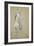 Nude Girl, 1893 (Oil on Card)-Henri de Toulouse-Lautrec-Framed Giclee Print