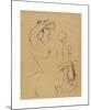 Nude Girl at her Toilette-Ernst Ludwig Kirchner-Mounted Premium Giclee Print