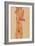 Nude Girl with Folded Arms, 1910-Egon Schiele-Framed Giclee Print