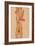 Nude Girl with Folded Arms, 1910-Egon Schiele-Framed Giclee Print